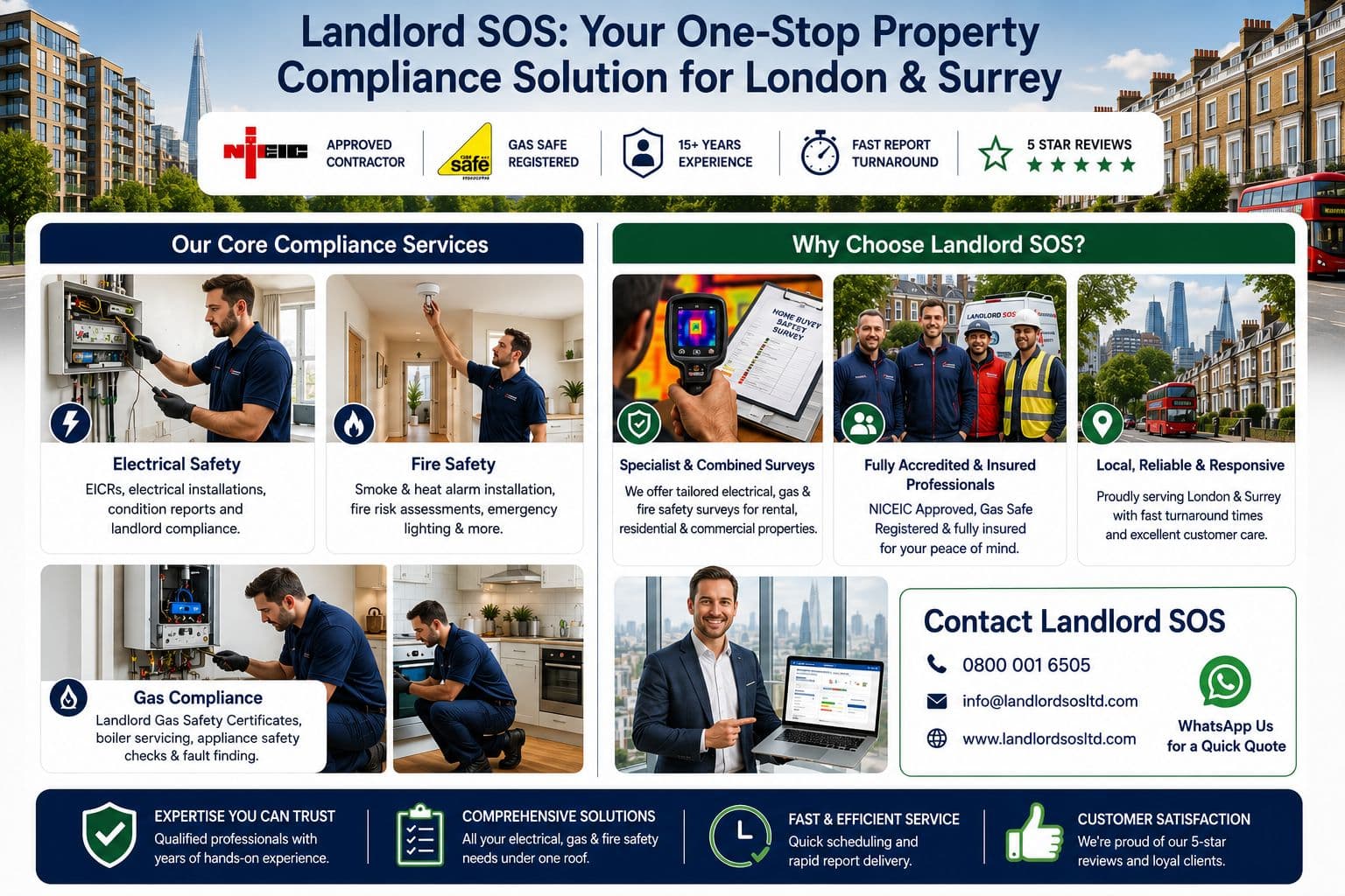 Landlord SOS — Your One-Stop Property Compliance Solution for London & Surrey
